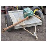 Dayton PTO Driven Generator on Wheeled Cart