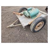 Dayton PTO Driven Generator on Wheeled Cart