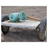 Dayton PTO Driven Generator on Wheeled Cart