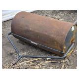 Used Rusted Steel Lawn Roller - 4