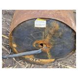 Used Rusted Steel Lawn Roller - 4