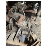 Vintage Honda Engine with Component Parts - Unsure of working condition, goes with Lot 35