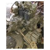 Vintage Honda Engine with Component Parts - Unsure of working condition, goes with Lot 35