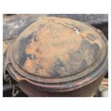 Rusty Chassis Frame with Steering Wheel and Automotive Components - Volkswagen