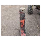 Rusty Chassis Frame with Steering Wheel and Automotive Components - Volkswagen