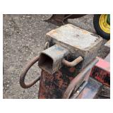 Rusty Chassis Frame with Steering Wheel and Automotive Components - Volkswagen