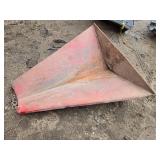 50" Long Metal Auger Hopper