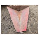 50" Long Metal Auger Hopper