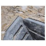 47" Poly Auger Hopper