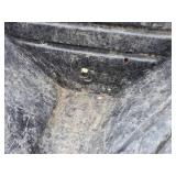 47" Poly Auger Hopper