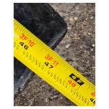 47" Poly Auger Hopper