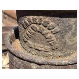 Lot of 3 Vintage Cast Iron Wagon Wheels