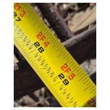 Lot of 3 Vintage Cast Iron Wagon Wheels