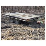 Flatbed Trailer with Hitch for Farm/Yard Use