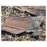 Vintage Corrugated Tin Sheets with Decorative Patterns