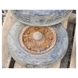 Assorted Used Small Tires and Wheels