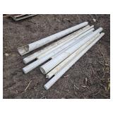 Collection of Assorted PVC Pipes, Various Lengths and Widths