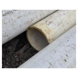 Collection of Assorted PVC Pipes, Various Lengths and Widths