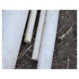Collection of Assorted PVC Pipes, Various Lengths and Widths