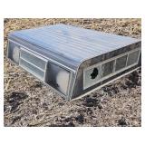 Used Truck Bed Camper Shell with 1 Broken Window Total Length 8