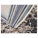 Used Truck Bed Camper Shell with 1 Broken Window Total Length 8