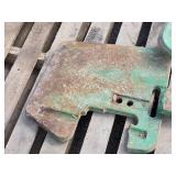 Lot of 3 John Deere Tractor Suitcase Weights - One is Marked 47 kg