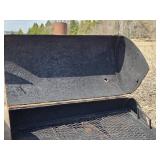 Large Mobile Barrel Smoker Grill on Wheels