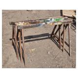 3 Heavy Duty Steel Sawhorses