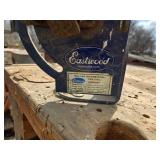 Used Heavy Duty Wooden Workbench with Vise and Power Outlets