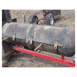 Used Mobile Barbecue Smoker Trailer with Dual Chambers