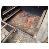 Used Mobile Barbecue Smoker Trailer with Dual Chambers