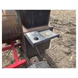 Used Mobile Barbecue Smoker Trailer with Dual Chambers