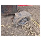 Used Mobile Barbecue Smoker Trailer with Dual Chambers