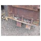 Used Mobile Barbecue Smoker Trailer with Dual Chambers