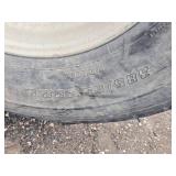 Used Bridgestone 385/65R22.5 Radial Tire on Aluminum Rim