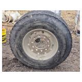 Yokohama Tire 385/65R22.5 on Aluminum Rim