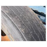 4 Used Yokohama Commercial Truck Tires 295/75R22.5 on Steel Rims