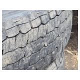 3 Used Michelin 11R22.5 Truck Tires