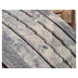 2 Used 11R22.5 Tires on Split Rims