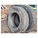 2 Used Tires 275/80 R22.5