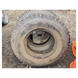 3 Used 9.00-20 Tires with 10 Ply Rating