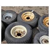 Huge Pile of a variety of Lawn Mower Tires