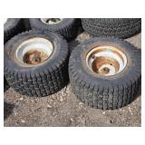 Huge Pile of a variety of Lawn Mower Tires