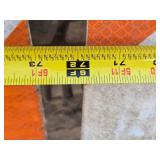 Lot of 2 Used Traffic Barricades with Reflective Stripes - No Bases