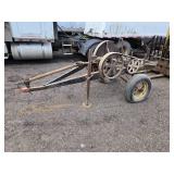 Vintage Industrial 540 PTO Driven Buzz Saw on Wheels