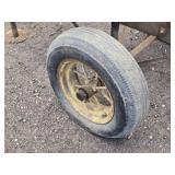 Vintage Industrial 540 PTO Driven Buzz Saw on Wheels