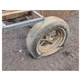 Vintage Industrial 540 PTO Driven Buzz Saw on Wheels