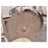 Vintage Industrial 540 PTO Driven Buzz Saw on Wheels