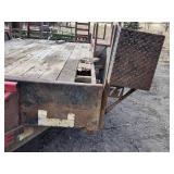 2017 Rice Heavy-Duty Dual Axle Equipment Trailer with 20