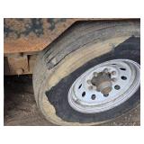 2017 Rice Heavy-Duty Dual Axle Equipment Trailer with 20